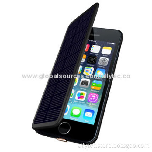 2,800mAh Solar Charger for iPhone 6, Supports Solar Battery to Charging